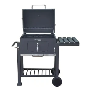 Parrilla móvil Lüsqtoff PAR-61 1.08cm de ancho 1.14m de alto 60cm de profundidad negra
