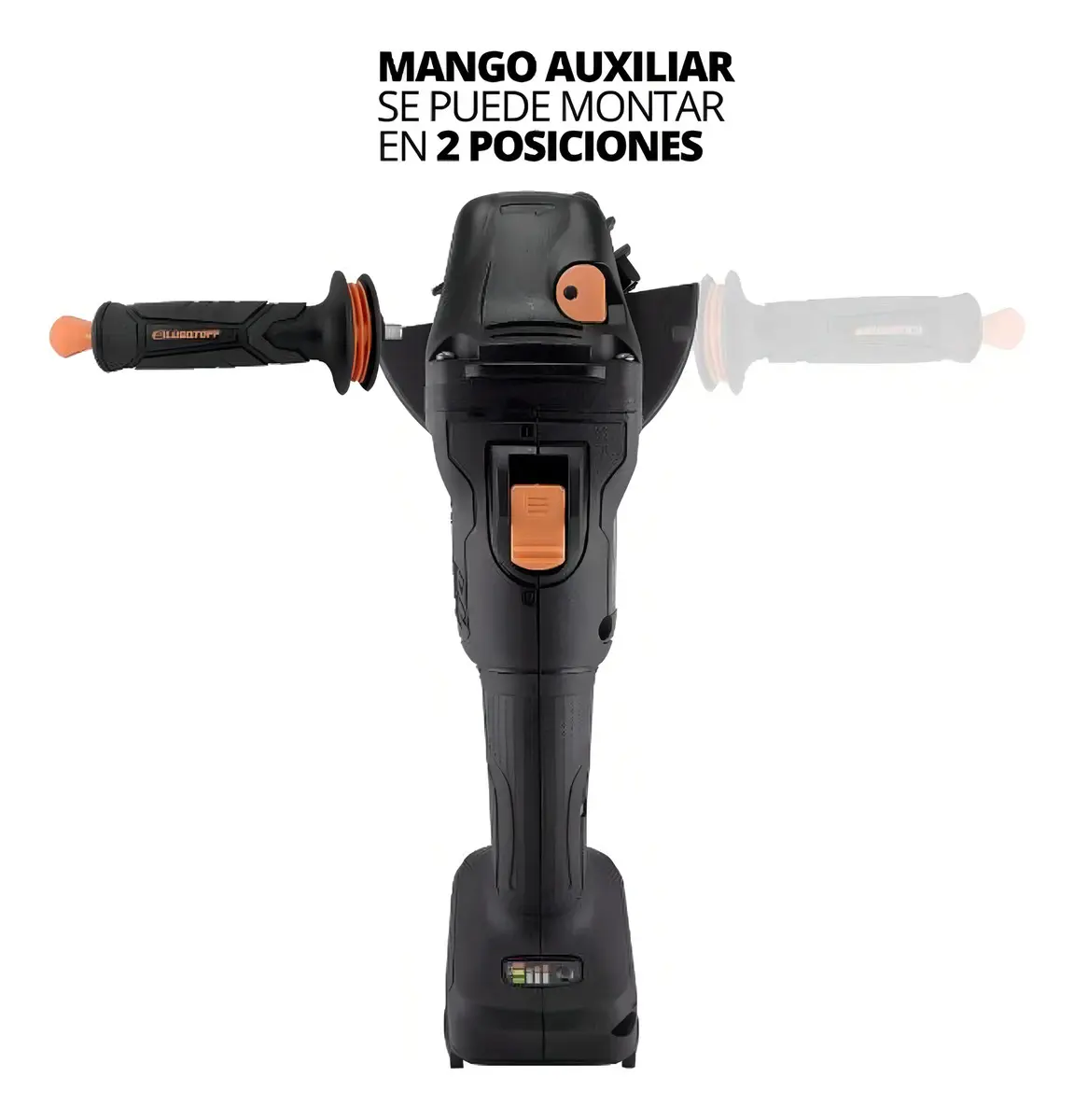 Amoladora Angular Inalambrica Lusqtoff Black Series 2 Bateri Color Negro Frecuencia 18 V - Imagen 5