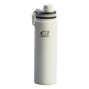 Botella Térmica Lusqtoff Acero Inoxidable 750 Ml Calor Frio Color Blanco