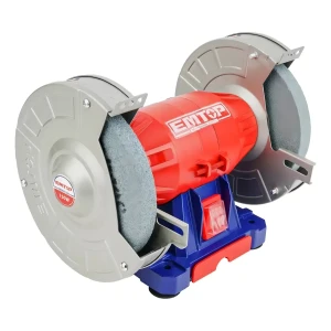 Amoladora de Banco Emtop 150W 6 pulgadas 150mm 2 Piedras Rojo Azul 50Hz