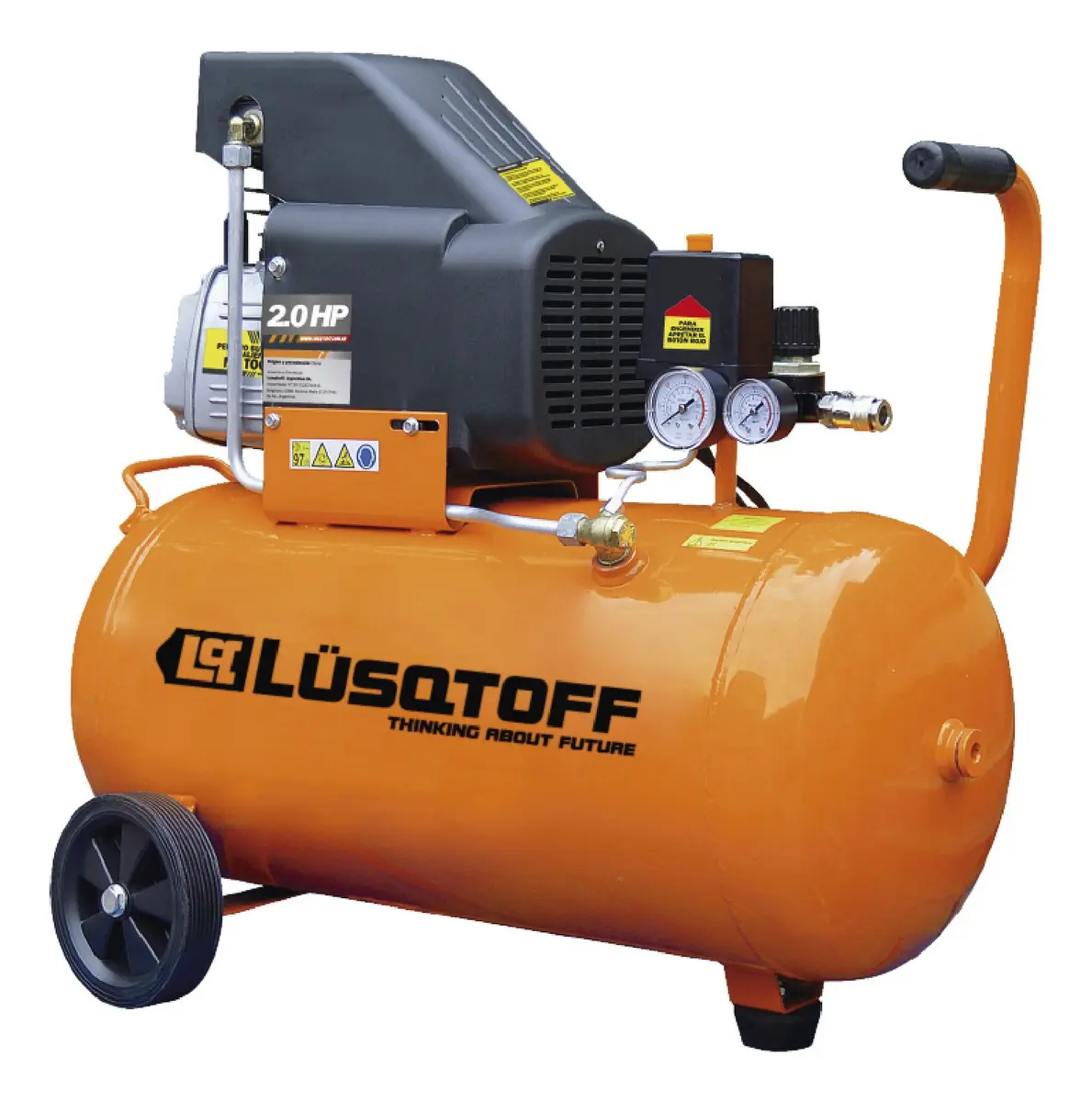 Compresor de aire eléctrico portátil Lüsqtoff LC-2025 25L 2hp