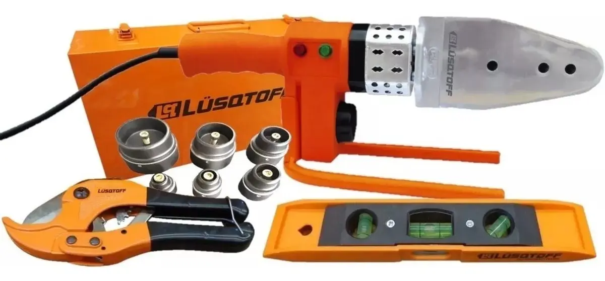 Termofusora 1500w 300º Boquilla Termofusión Maletín Lusqtoff - Imagen 3