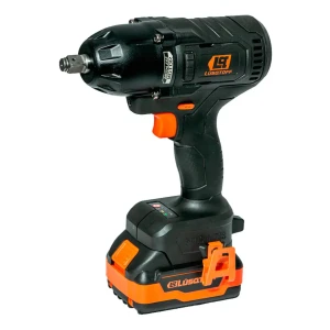 Llave De Impacto 750 Nm Lusqtoff 18 V Sin Carbones Maletin Color Negro