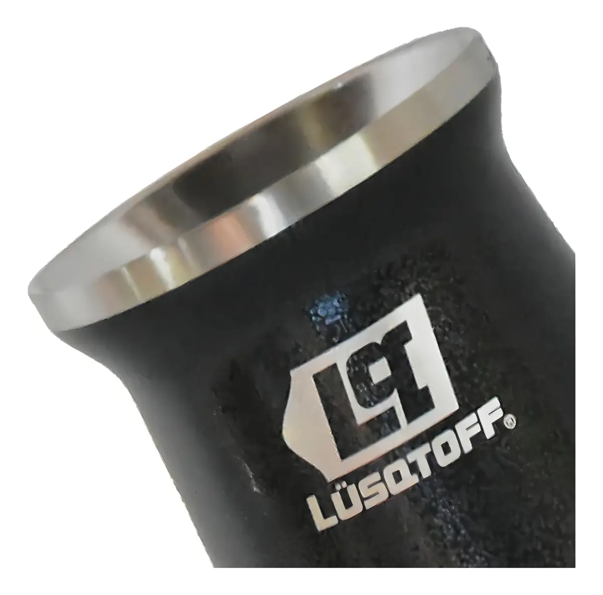 Mate Acero Inoxidable 300 Ml Lusqtoff Matl-9 Color Negro Liso - Imagen 4