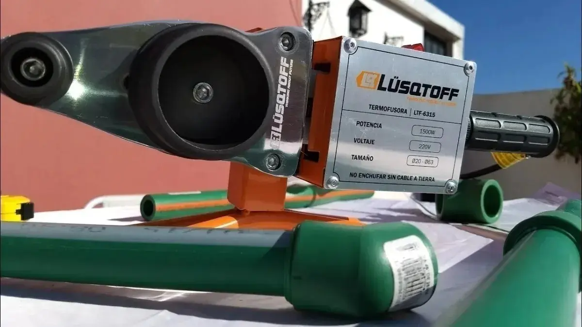 Termofusora 1500w 300º Boquilla Termofusión Maletín Lusqtoff - Imagen 8