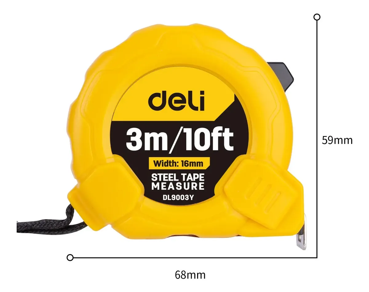 Cinta Métrica 3 M X16mm Deli Lnt - Imagen 3