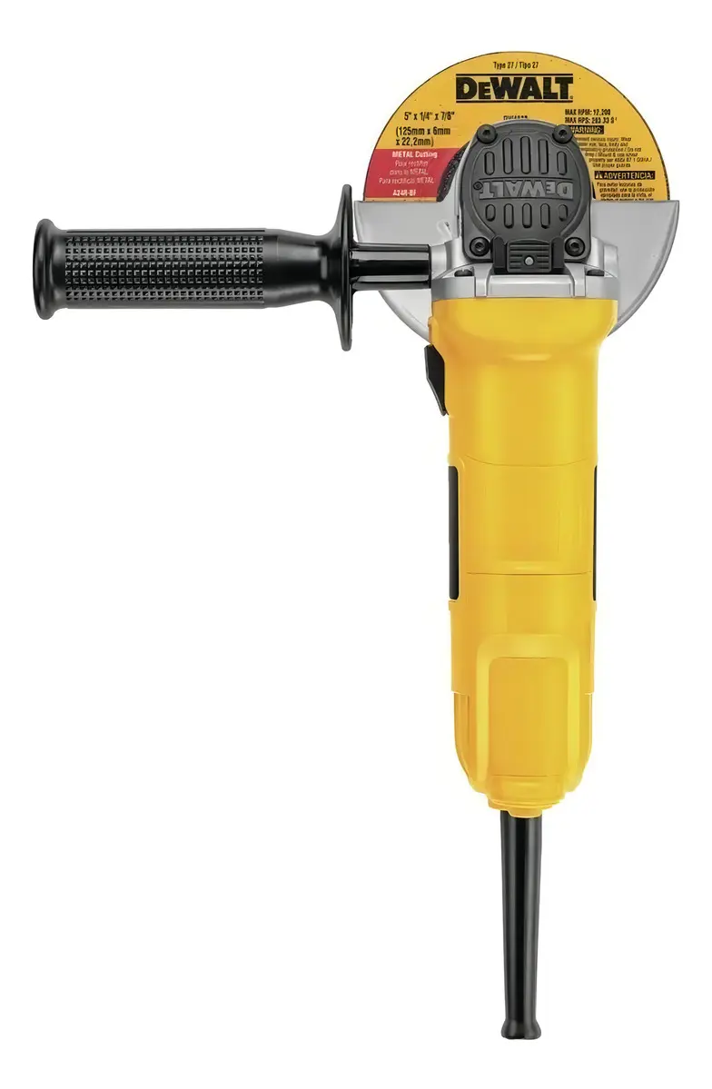 Amoladora angular DeWalt DWE4020B2B 4020 de 60 Hz color amarillo 800 W 220 V y accesorio - Imagen 6