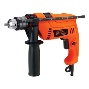 Taladro percutor atornillador eléctrico de 13mm Black+Decker HD555 550W + accesorio 50Hz