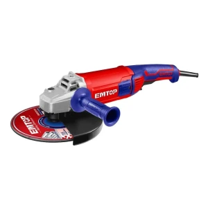 Amoladora Angular Emtop 180mm 2000W 8450rpm Rojo