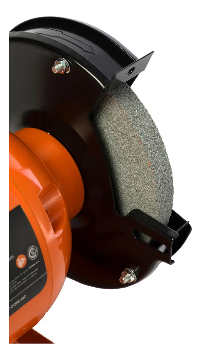Amoladora De Banco 375 W Lusqtoff Color Naranja Frecuencia 50 Hz - Imagen 8