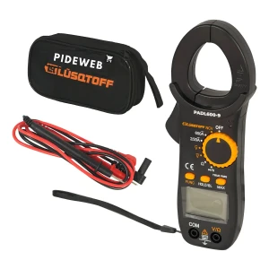 Pinza Amperimétrica Digital 600v Capacimetro Lusqtoff Black