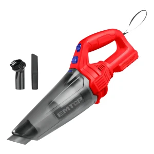Aspiradora Inalámbrica Emtop para Auto 500mL Roja Sin Bolsa