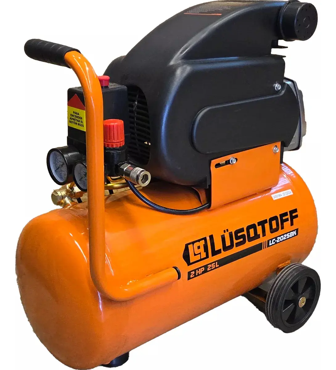 Compresor de aire eléctrico portátil Lüsqtoff LC-2025 25L 2hp - Imagen 3