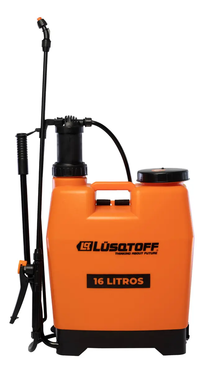 Pulverizador Fumigador Manual Mochila 16 Litros Lusqtoff Color Naranja - Imagen 5