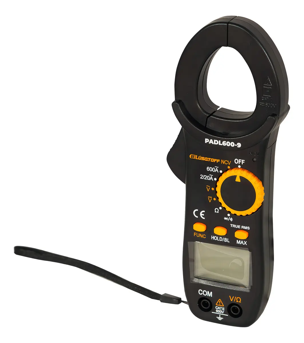 Pinza Amperimétrica Digital 600v Capacimetro Lusqtoff Black - Imagen 2