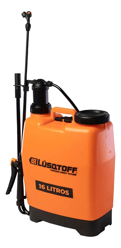 Pulverizador Fumigador Manual Mochila 16 Litros Lusqtoff Color Naranja - Imagen 6