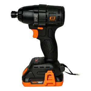 Atornillador De Impacto Lusqtoff 18 V Sin Carbones LIL260-9BK Color Negro