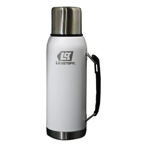 Termo Matero Acero Inox Lusqtoff Tl1-9b Tapón Cebador Blanco Color Blanco