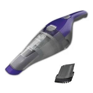 Aspiradora De Mano Black + Decker Litio Seco + Cepillo Color Gris