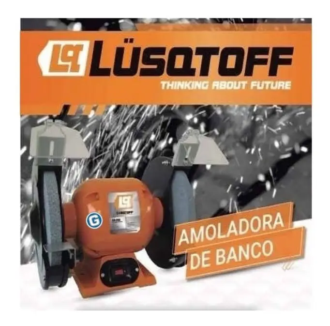 Amoladora De Banco 375 W Lusqtoff Color Naranja Frecuencia 50 Hz - Imagen 11