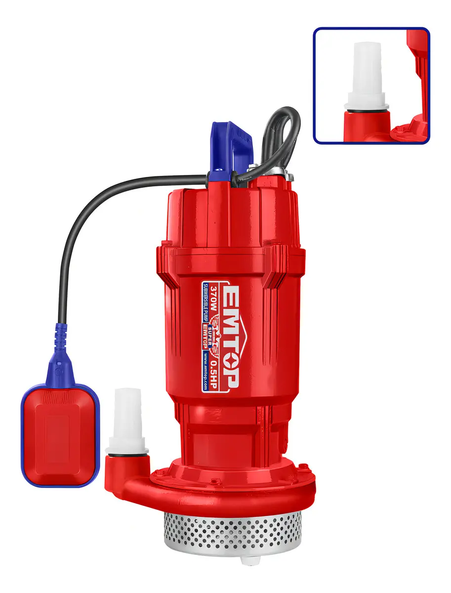 Bomba Desagote Sumergible Emtop Ewpps03701 370W 100L/min 17m