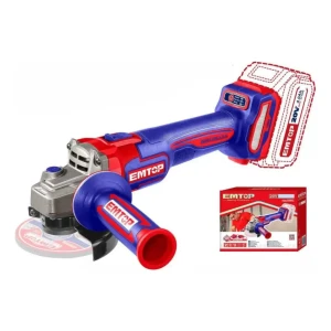 Amoladora Inalámbrica Emtop 115 Mm Rojo