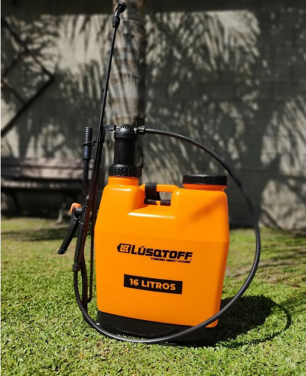 Pulverizador Fumigador Manual Mochila 16 Litros Lusqtoff Color Naranja - Imagen 3