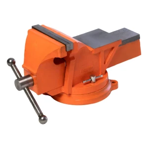 Morsa De Banco Base Giratoria 6 Y Yunque Lüsqtoff Lmo6 Naranja