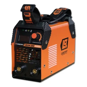 Soldadora inverter Lüsqtoff Inverter MEGAIRON-250 color naranja/negro