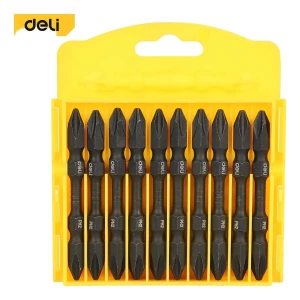 Puntas Para Atornillador De Impacto Ph2 X 65mm 10un Deli Ltn