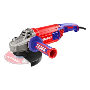 Amoladora Angular 9 2400w Industrial Emtop Eagr24093 Color Rojo